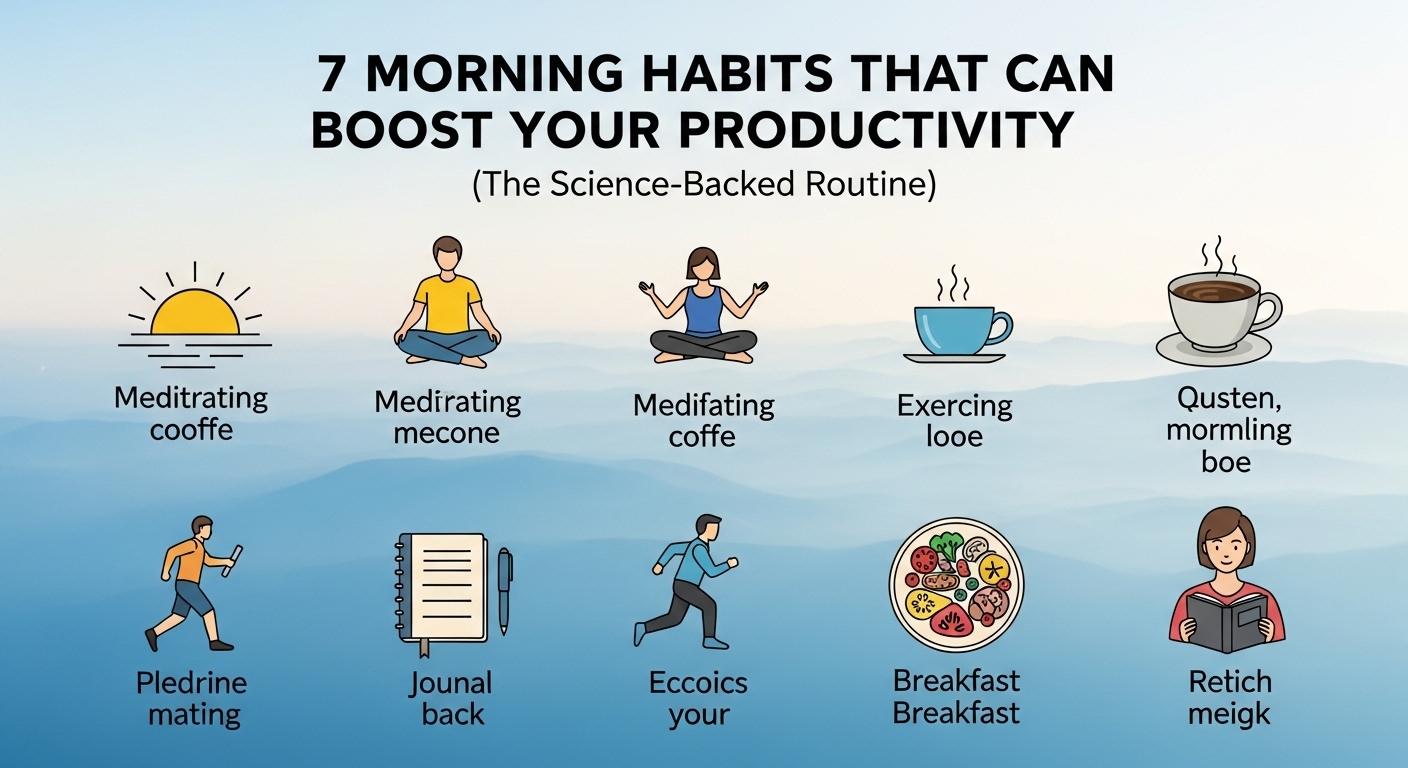 7 Morning Habits That Can Boost Your Productivity (The Science-Backed Routine) 7 Morning Habits That Can Boost Your Productivity (The Science-Backed Routine)