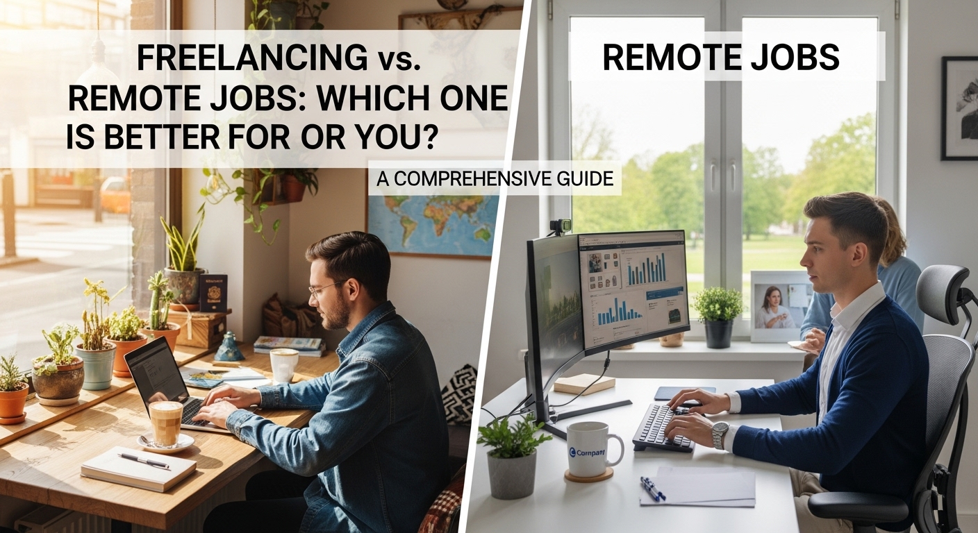 Freelancing vs. Remote Jobs: Which One Is Better for You? A Comprehensive Guide Freelancing vs. Remote Jobs: Which One Is Better for You? A Comprehensive Guide