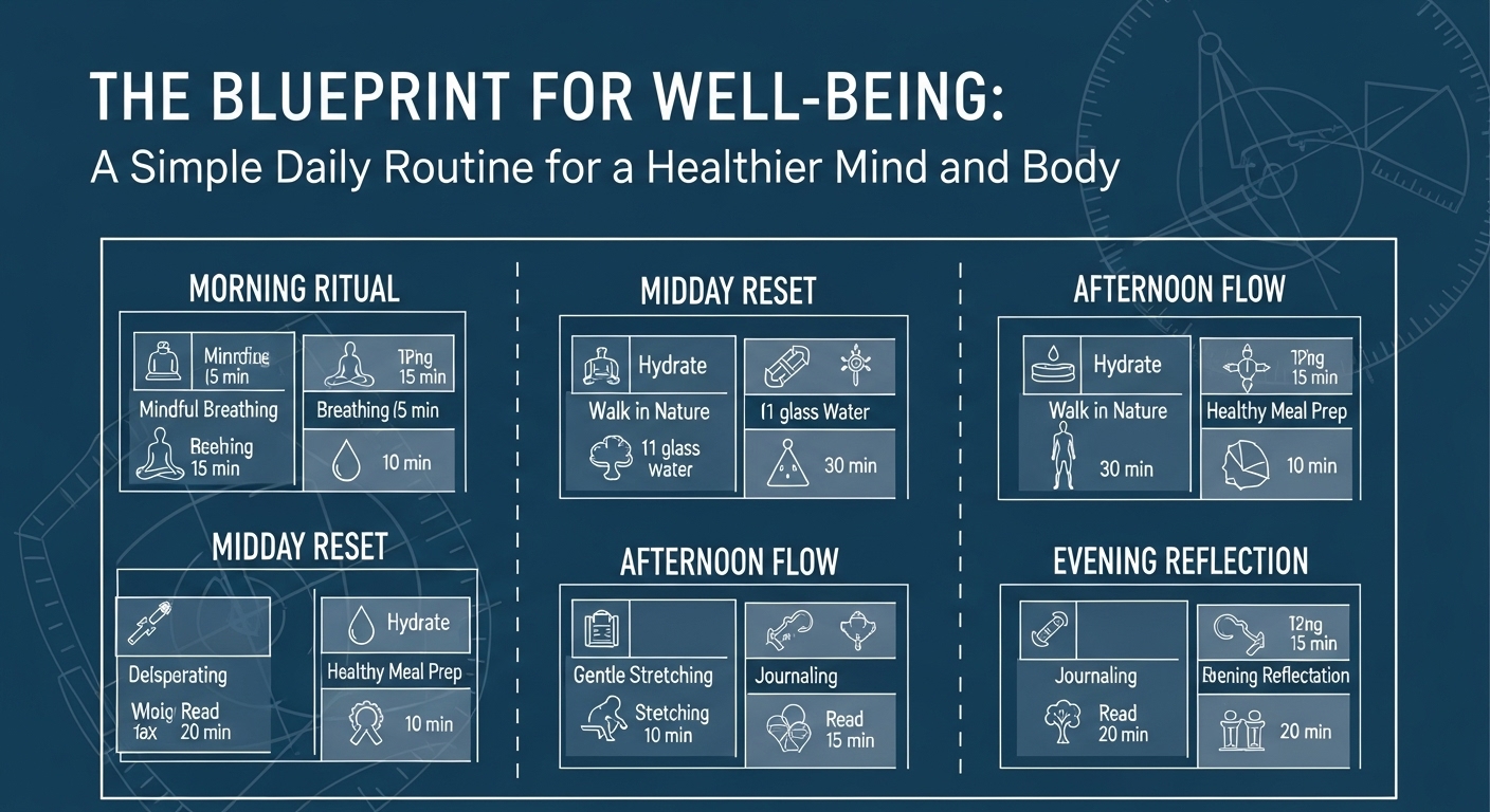 The Blueprint for Well-being: A Simple Daily Routine for a Healthier Mind and Body The Blueprint for Well-being: A Simple Daily Routine for a Healthier Mind and Body
