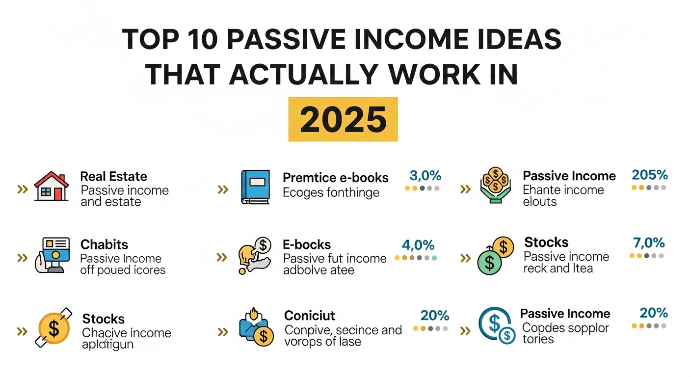 Top 10 Passive Income Ideas That Actually Work in 2025 Top 10 Passive Income Ideas That Actually Work in 2025
