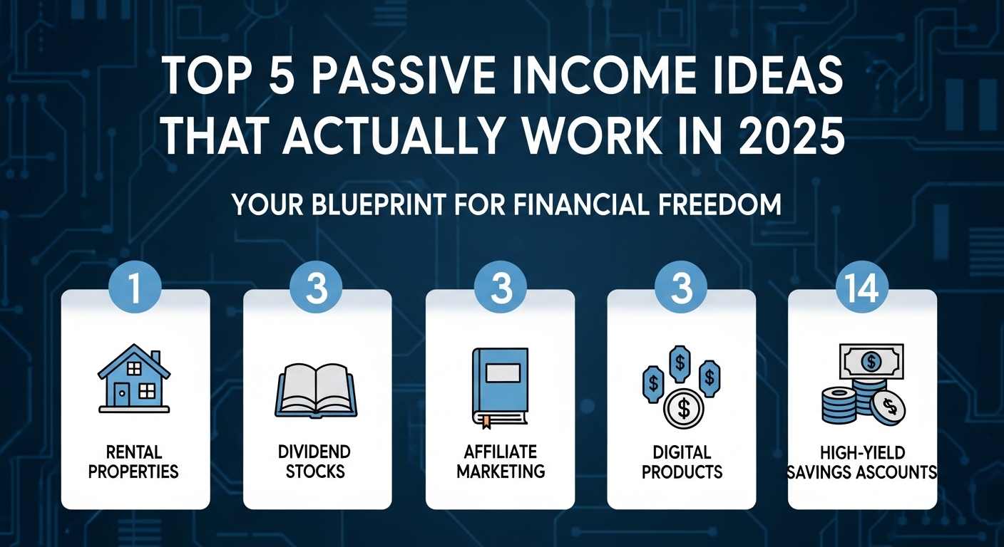 Top 5 Passive Income Ideas That Actually Work in 2025: Your Blueprint for Financial Freedom Top 5 Passive Income Ideas That Actually Work in 2025: Your Blueprint for Financial Freedom